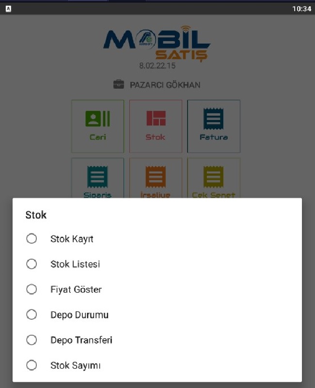 Stok Ekranı
