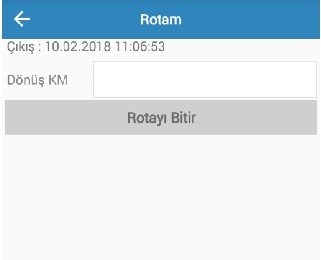 Rota Ekranı